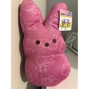 Peeps X Hello Kitty and Friends Pink Easter Plush 12” Bunny Toy 2025 New